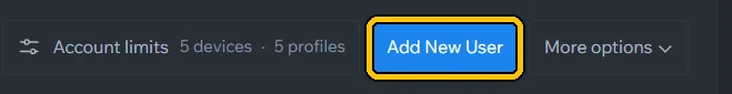 Click **Add New User**.